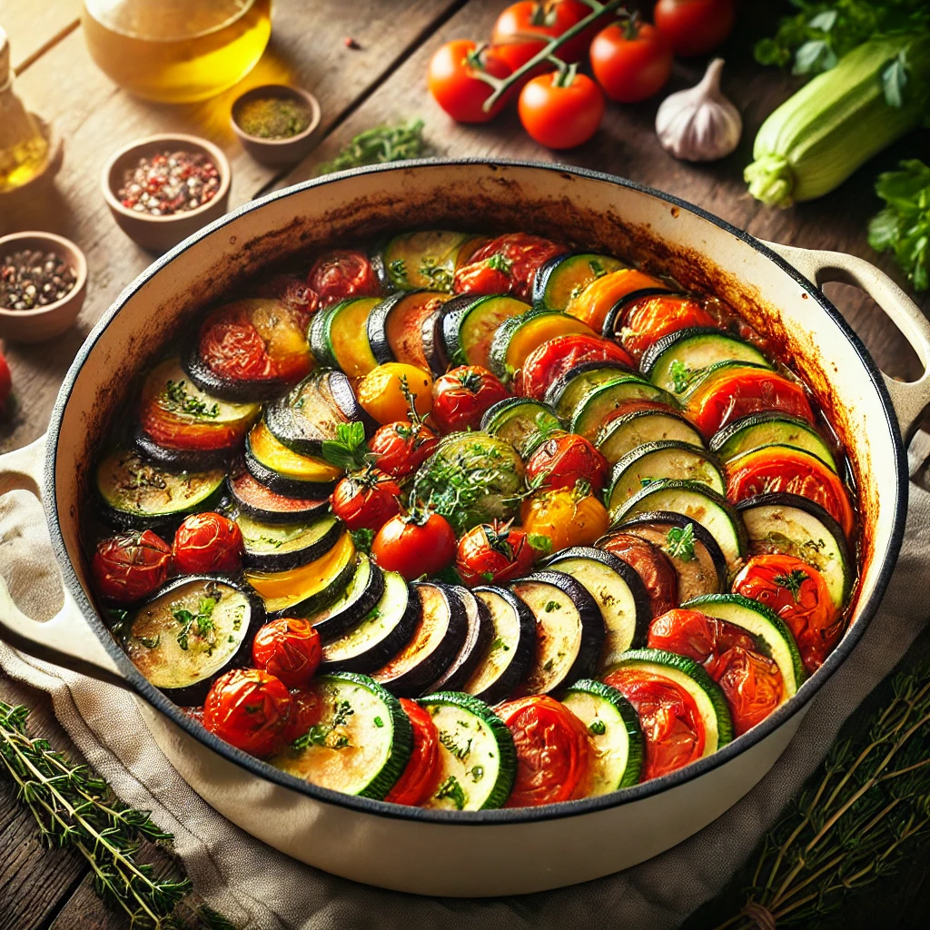 Gezonde ratatouille uit de Dutch Oven