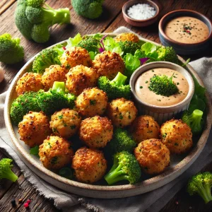 Keto Airfryer Broccoli Bites