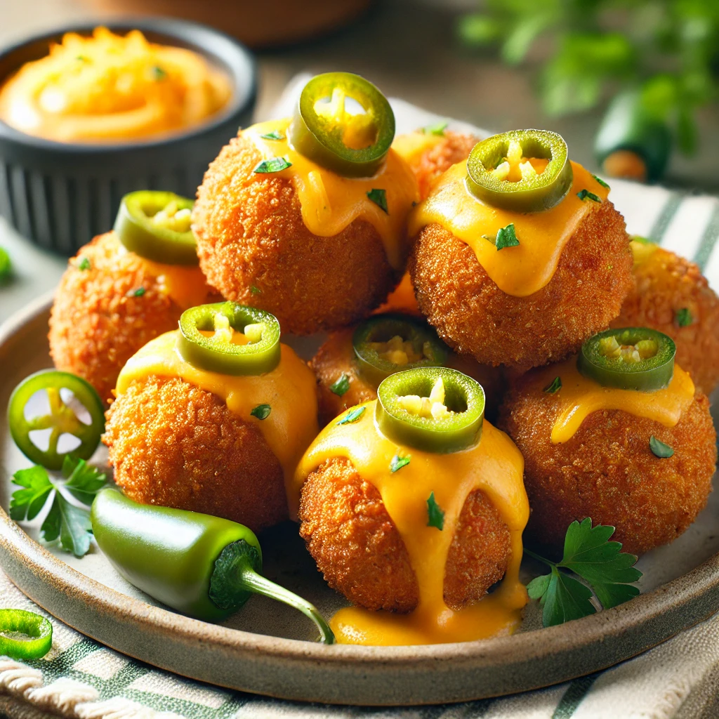 Keto Airfryer Cheddar Jalapeño Bites