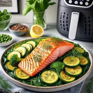 Keto Airfryer Zalm met Dille