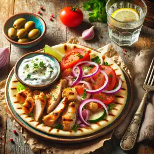 Kip Gyros met Tzatziki Saus