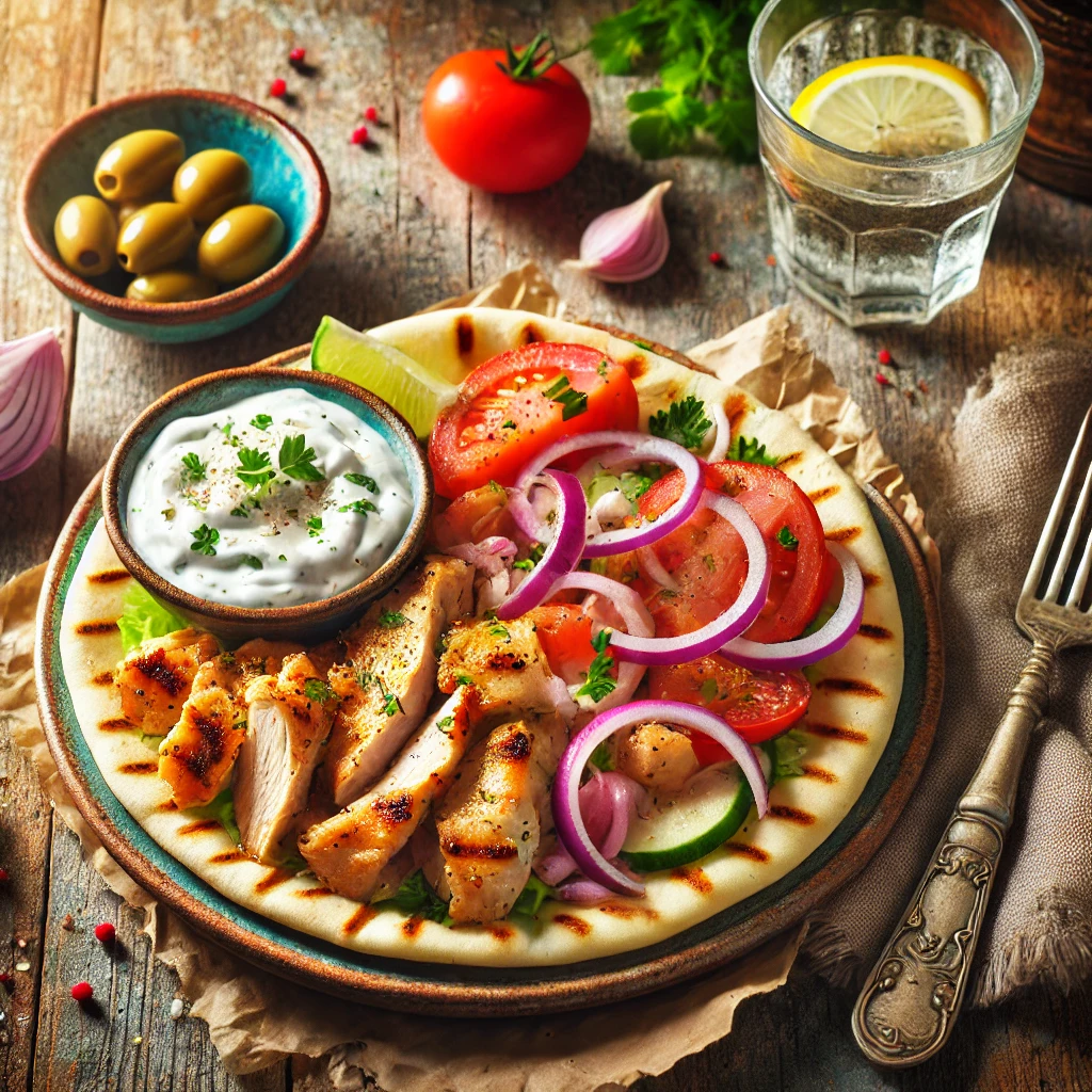 Kip Gyros met Tzatziki Saus