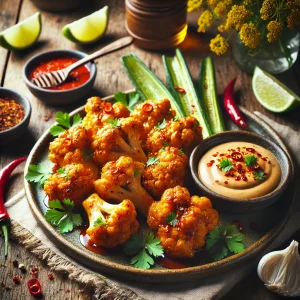 Spicy bloemkoolwings