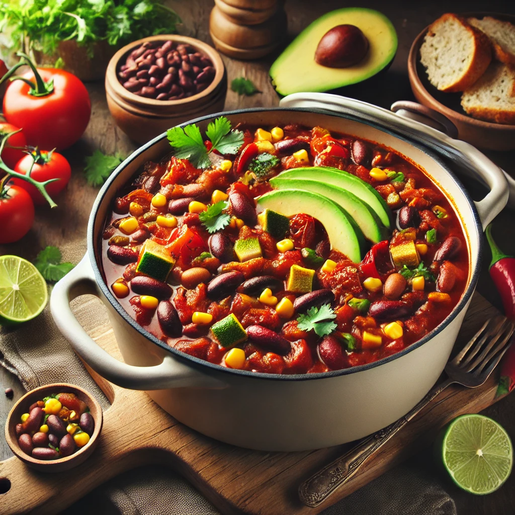 Veganistische Dutch Oven chili