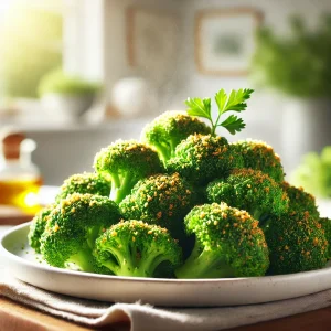 Broccoli met een kruidenkorstje