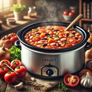 Crockpot Recept - Bonensoep met tomaten
