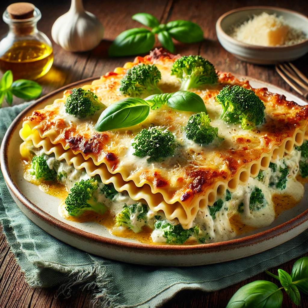 Lasagne met broccoli en magere ricotta