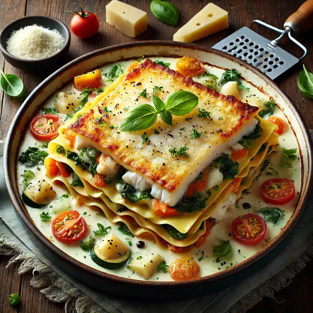 Lasagne Met Vis En Groenten Hart In Shape Lasagne Met Vis En Groenten Hart In Shape