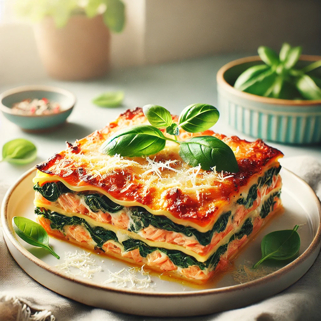 Lasagne met zalm