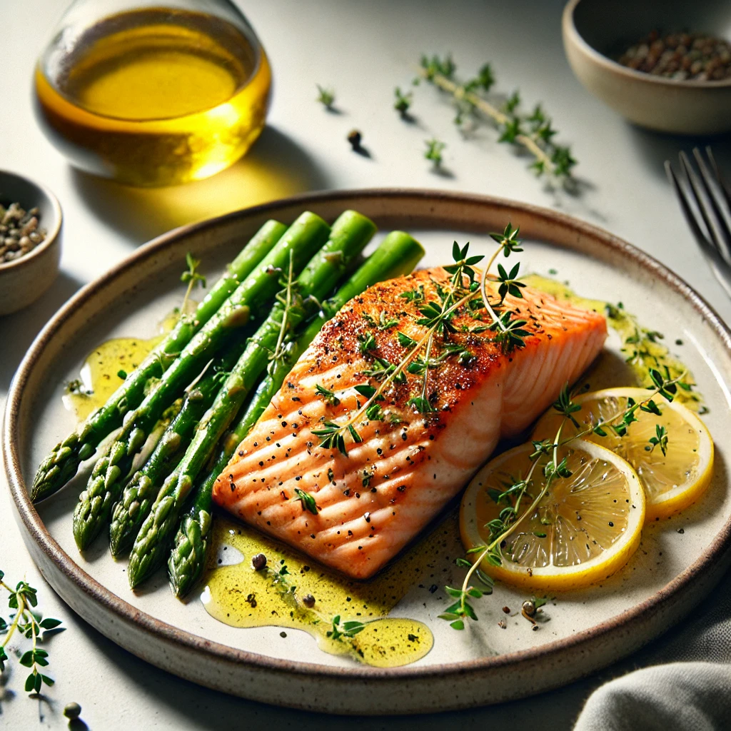 Zalm met citroen en tijm