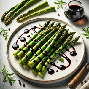 Airfryer asperges met balsamico