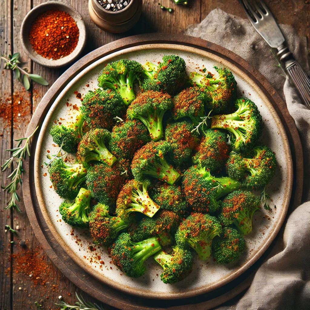 Airfryer broccoli met gerookte paprika