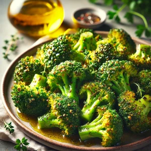 Airfryer broccoli met kruidenolie