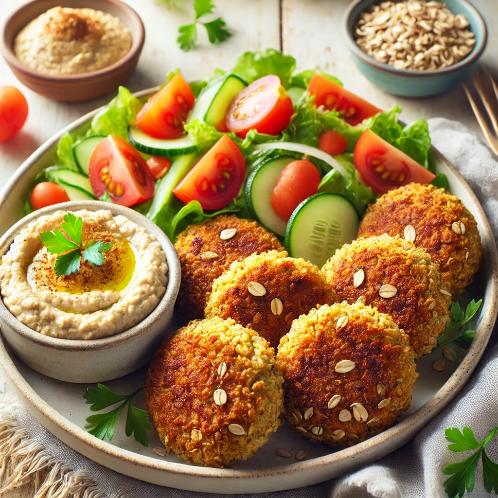 Airfryer falafel met havermout