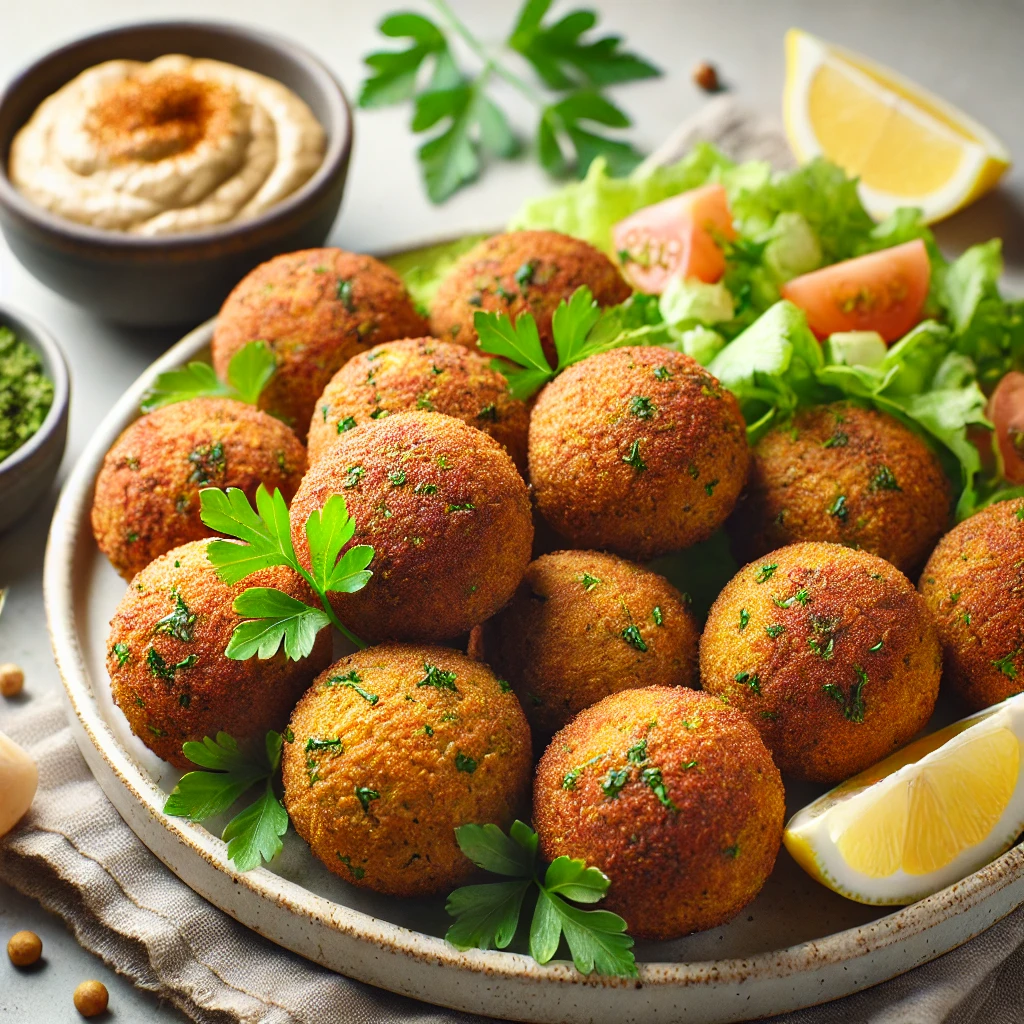 Airfryer falafel met peterselie