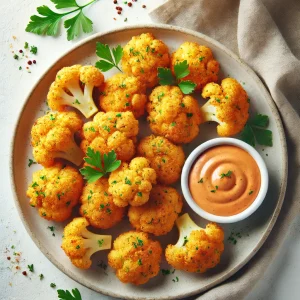 Bloemkool nuggets uit de airfryer