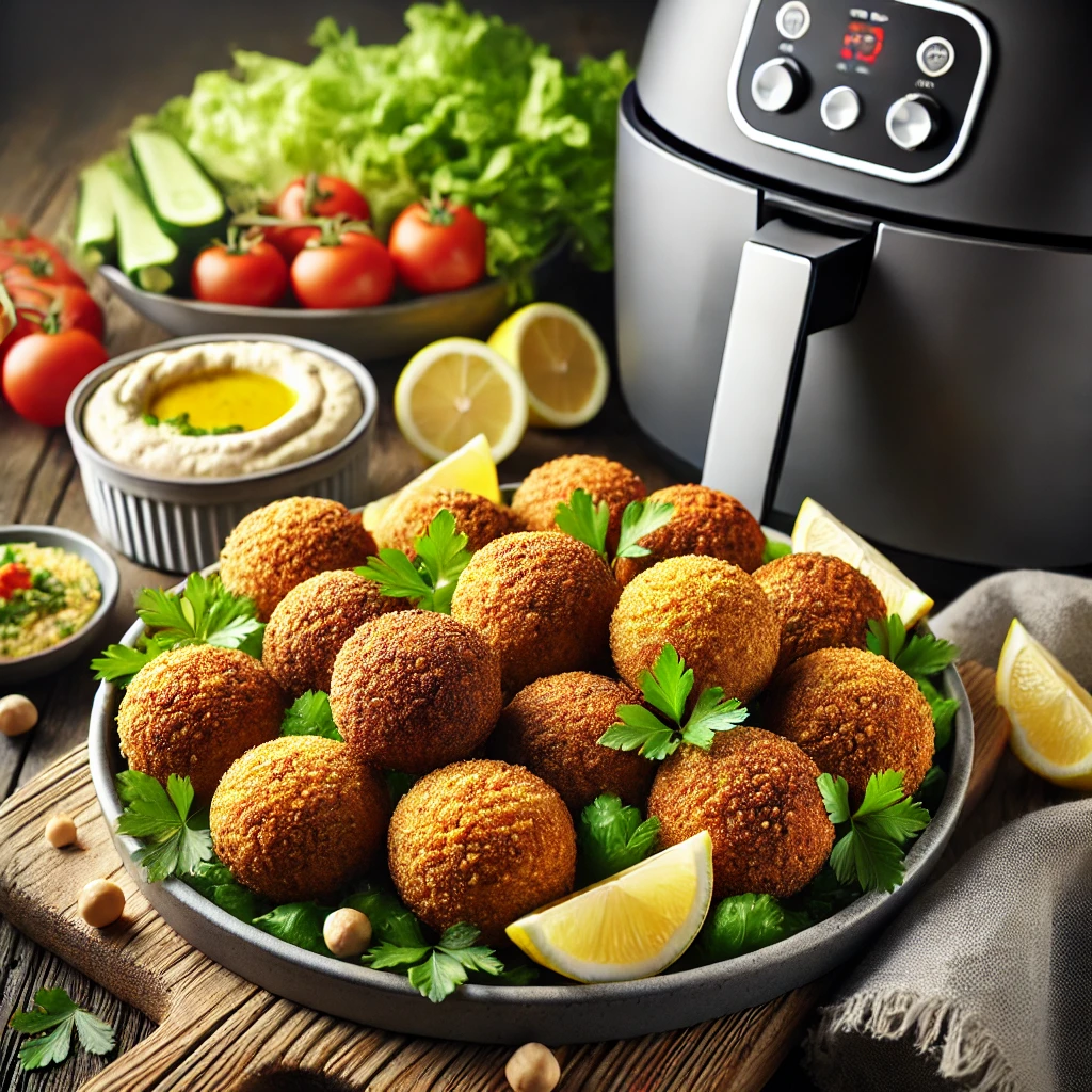 Falafel met kikkererwten uit de airfryer