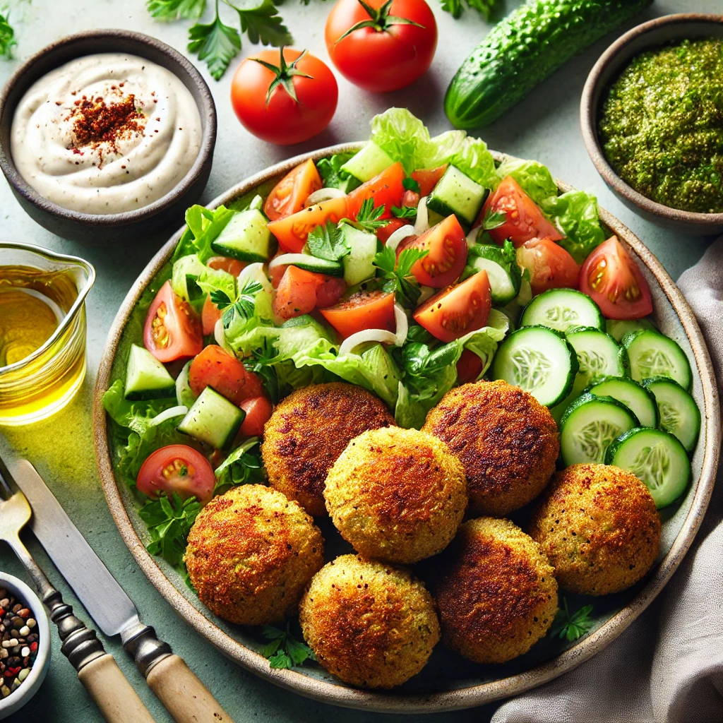 Falafel met weinig olie uit de airfryer