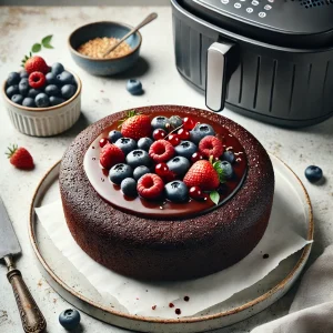 Gezonde chocolade cake recept airfryer