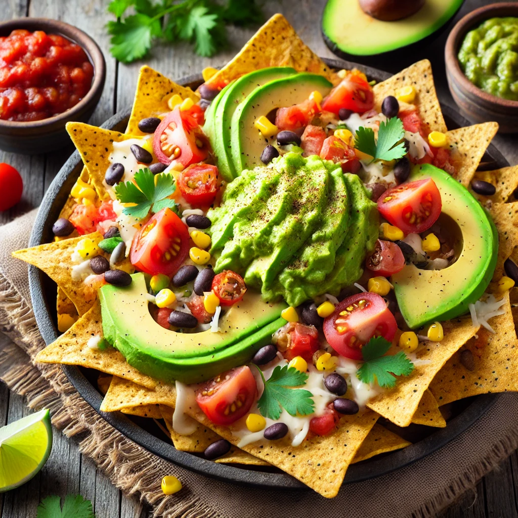 Gezonde nachos airfryer met volkoren tortilla’s