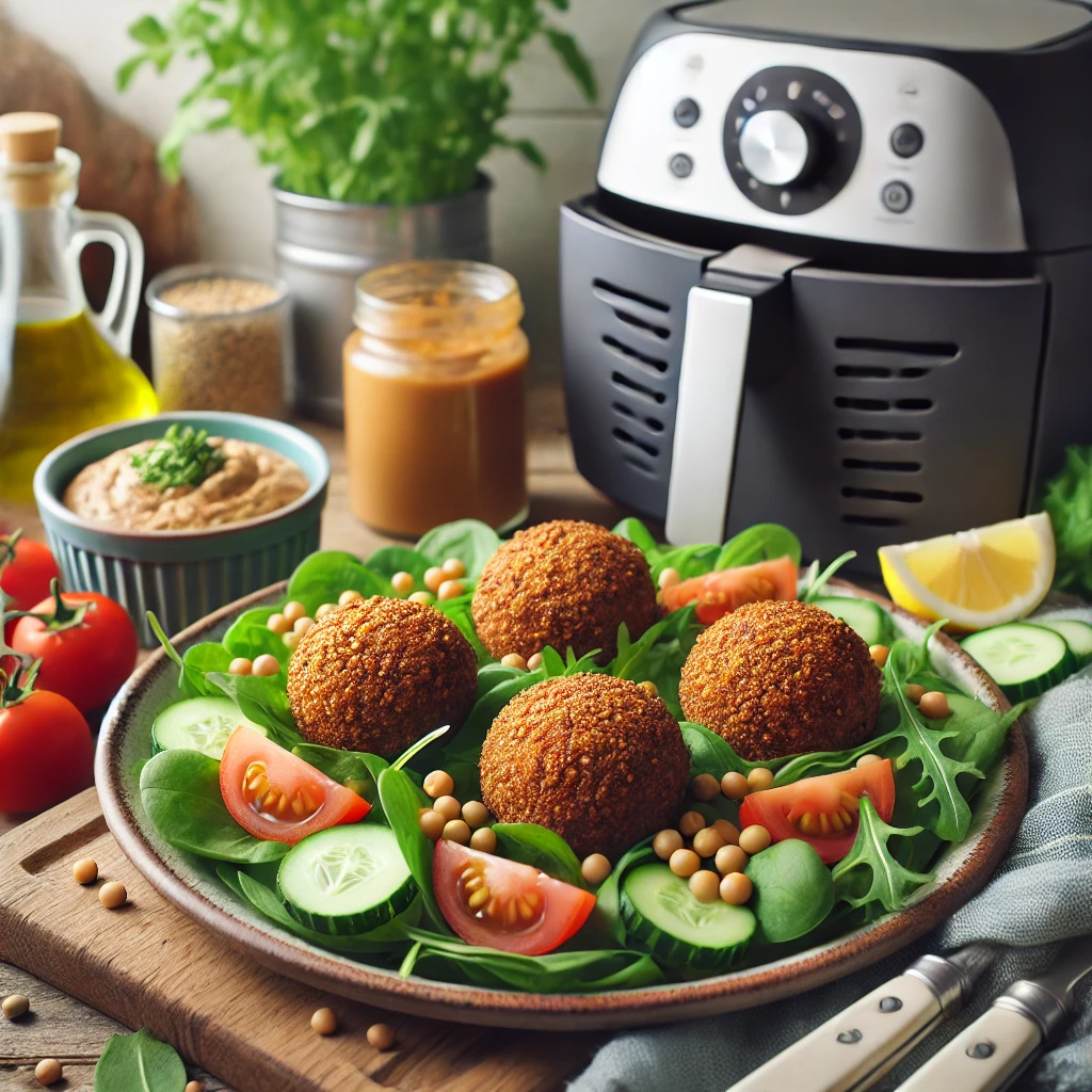 Hartige falafel met linzen uit de airfryer