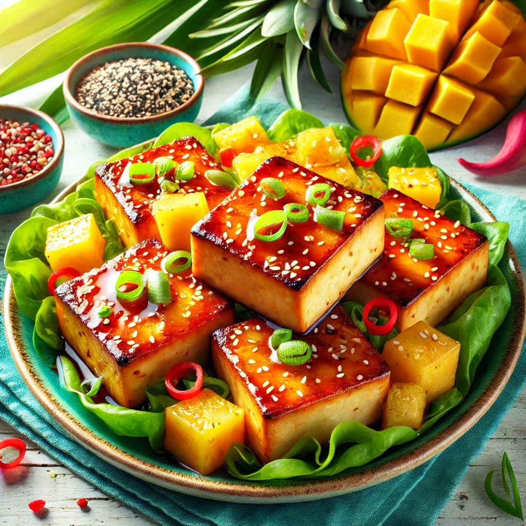 Hawaïaanse tofu airfryer