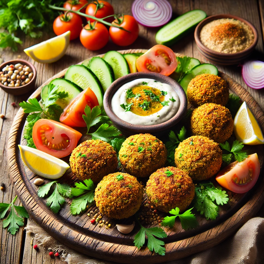 Knapperige falafelballetjes met komijn