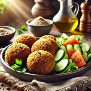 Lichte falafel zonder bloem