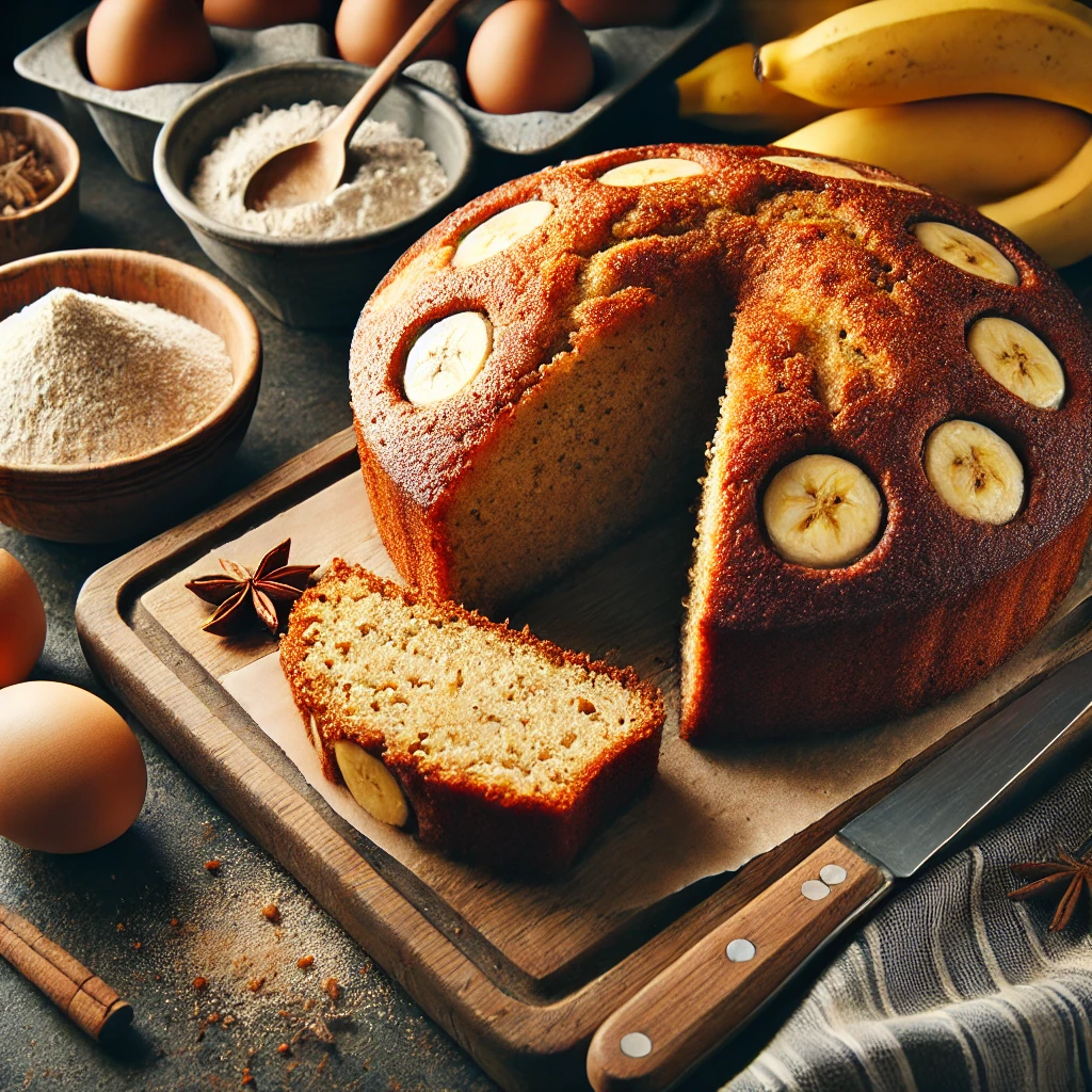 Spelt-bananencake recept airfryer