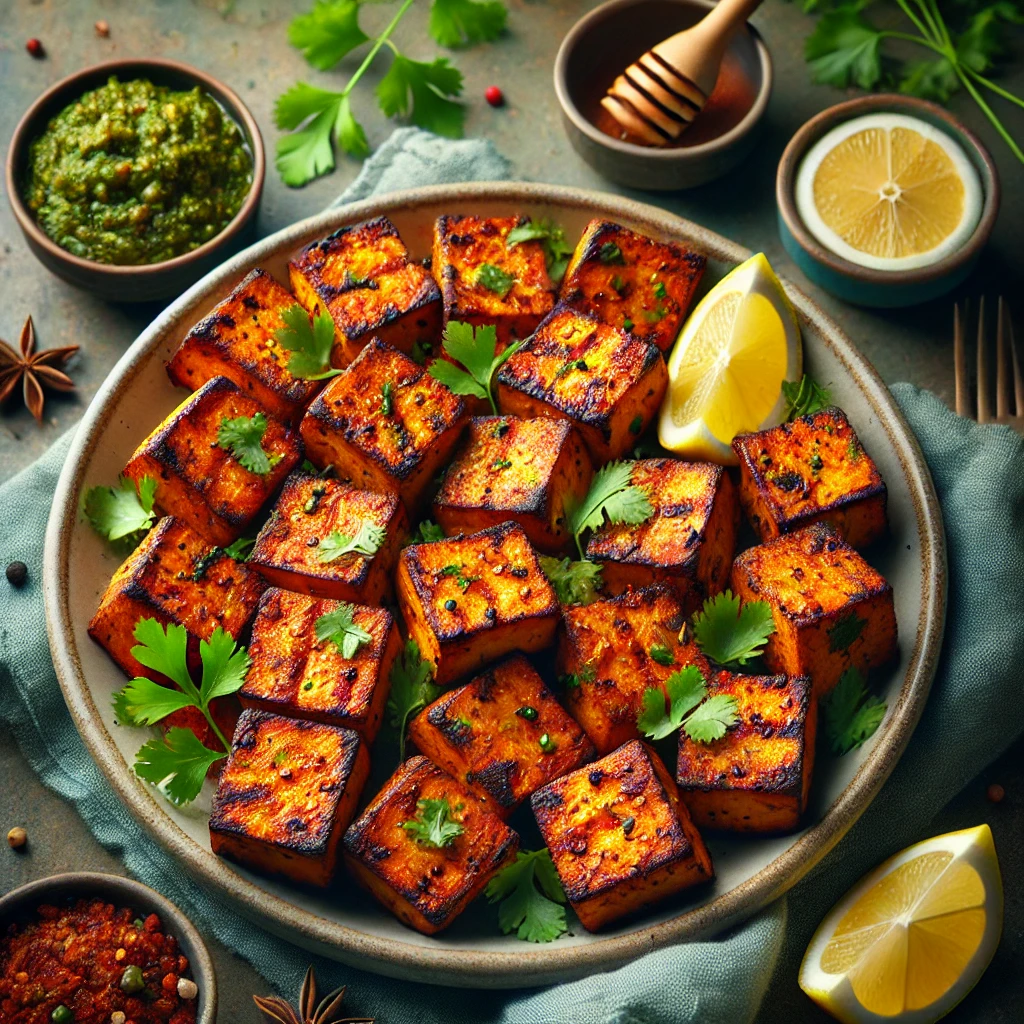 Tandoori tofu airfryer recept