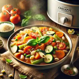Crockpot Recept - Minestrone soep