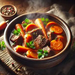 Crockpot Recept - Rundvleesstoofpot met wortelen