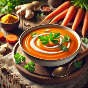 Crockpot Recept - Wortel-gembersoep
