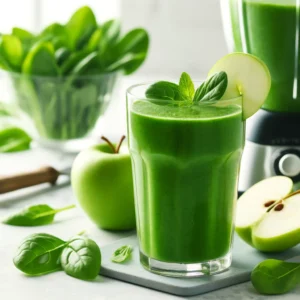 Spinazie- en appel smoothie