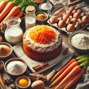 Worteltaart recept met amandelmelk