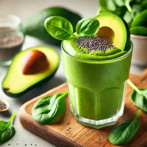 Avocado-Spinazie Smoothie voor een Energieke Start