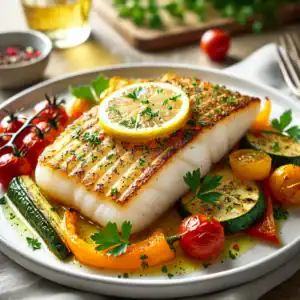 Kabeljauwfilet met Citroen & Knoflookkruiden