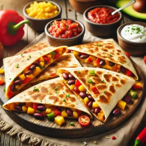 Airfryer Quesadilla’s met Kidneybonen en Paprika