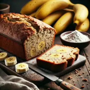 Bananenbrood met volkorenmeel