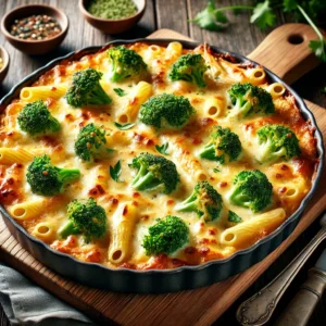 Gegratineerde Pastaschotel met Broccoli