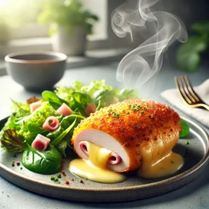 Kip cordon bleu ‘light’ (gereduceerde kaas)