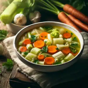 Klassieke Juliennesoep vol Seizoensgroenten