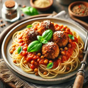 Linzengehaktballetjes met volkoren spaghetti