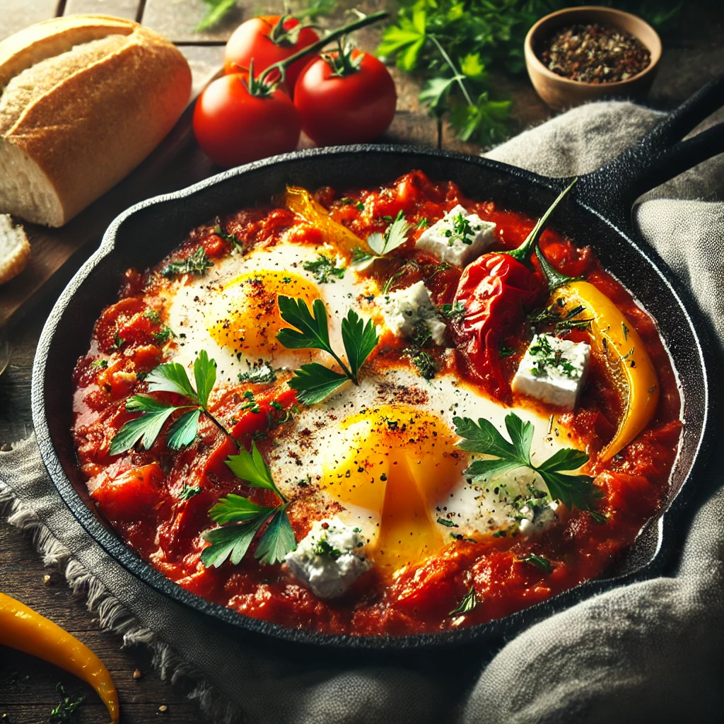 Shakshuka met Paprika en Feta