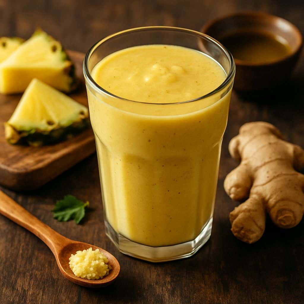 Ananas-gember smoothie