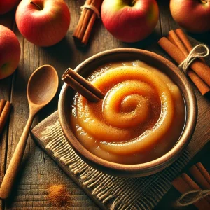 Appelmoes zonder suiker met kaneel