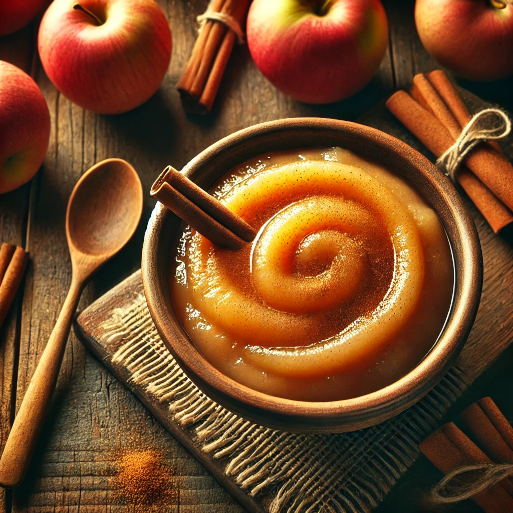 Appelmoes zonder suiker met kaneel