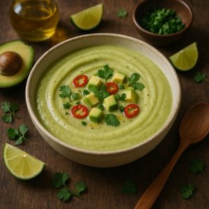 Avocadosoep met limoen