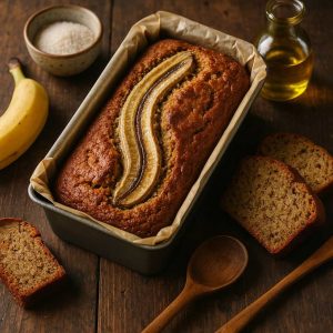 Bananenbrood uit de oven