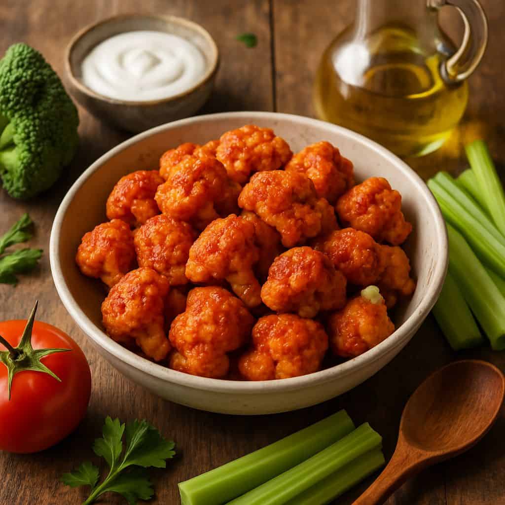 Bloemkool buffalo bites